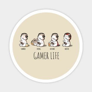 Gamer Life Funny Video Gamer Magnet